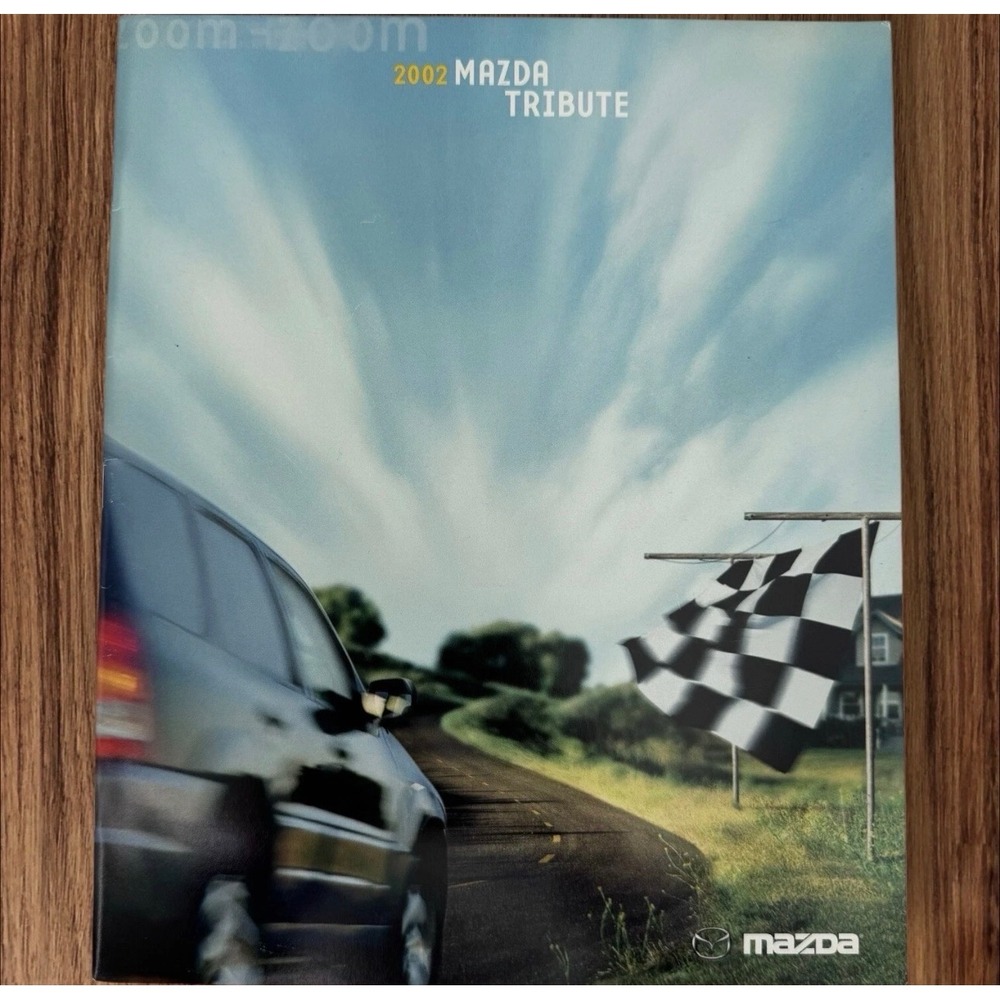 2002 Mazda Tribute‎ Sales Brochure Original SUV Dealer Catalog Zoom-Zoom 02